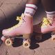 Női IMPALA Quad Skates rózsaszín és sárga 13