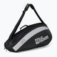 Wilson Rf Team 3 csomag fekete-fehér WR8005801 Tenisz táska Wilson Rf Team 3 Pack