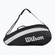 Wilson Rf Team 3 csomag fekete-fehér WR8005801 Tenisz táska Wilson Rf Team 3 Pack 2