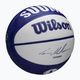 Gyermek kosárlabda Wilson NBA Player Local Markkanen kék méret 5 2