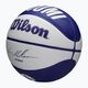 Gyermek kosárlabda Wilson NBA Player Local Markkanen kék méret 5 3