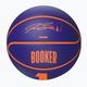 Gyermek kosárlabda Wilson NBA Player Icon Mini Booker navy méret 3 4