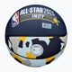 Wilson 2024 NBA All Star Mini gyermek kosárlabda + doboz barna 3 méret 5