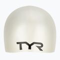 Gyermek úszósapka TYR Wrinkle-Free Silicone fehér