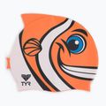 TYR Charactyr Happy Fish gyermek úszósapka narancssárga LCSHFISH