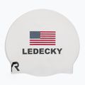 TYR Ledecky szilikon úszósapka fehér 2