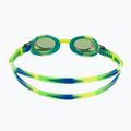 TYR Swimple Tie Dye tükrös arany/zöld/kék gyermek úszószemüveg 4