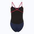 Női egyrészes fürdőruha TYR Hexa Cutoutfit navy/red 2