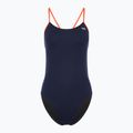 Női egyrészes fürdőruha TYR Hexa Cutoutfit navy/narancssárga