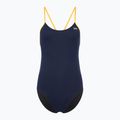 Női egyrészes fürdőruha TYR Hexa Cutoutfit navy/gold