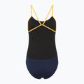Női egyrészes fürdőruha TYR Hexa Cutoutfit navy/gold 2