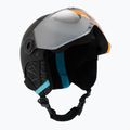 Gyerek sísisak Bollé Quiz Visor Jr black/blue matte/orange gun 9