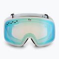Síszemüveg Bollé Nevada Small white metalic blue matte/azure 2