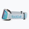 Síszemüveg Bollé Nevada Small white metalic blue matte/azure 4