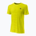 Férfi teniszpóló Wilson KAOS Rapide SMLS Crew II sárga WRA813805