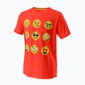 Gyermek teniszpóló Wilson Emoti-Fun Tech Tee narancssárga WRA807403 5