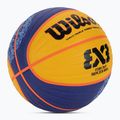 Wilson Fiba 3X3 Replica Paris 2004 kosárlabda kék/sárga méret 6 2