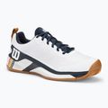 Férfi teniszcipő Wilson Rush Pro 4.5 Clay RG fehér/ navy blézer/ gumi