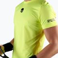 Férfi HYDROGEN Basic Tech Tee fluoreszkáló sárga teniszpóló 3