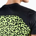 Férfi HYDROGEN Panther Tech Tee fekete/sárga tenisz póló 4