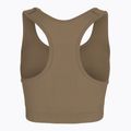 Női edzőmelltartó Gym Glamour push up nude bézs 320 6