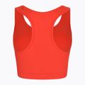 Női edzőmelltartó Gym Glamour push up korall narancssárga 372 6