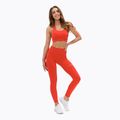 Női edzőmelltartó Gym Glamour push up korall narancssárga 372 2