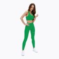 Női edzőmelltartó Gym Glamour push up dzsungel zöld 376 2