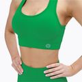 Női edzőmelltartó Gym Glamour push up dzsungel zöld 376 4