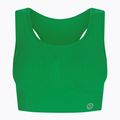 Női edzőmelltartó Gym Glamour push up dzsungel zöld 376 5