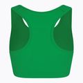 Női edzőmelltartó Gym Glamour push up dzsungel zöld 376 6