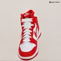Nike Dunk High fehér/egyetemi piros cipő 9