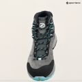Női trekking cipő SCARPA Rush TRK GTX midgray/aqua 11