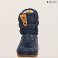 Crocs Classic Neo Puff Boot Kisgyermek hócipő navy/gum 9