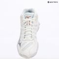 Női röplabda cipő Mizuno Wave Voltage 2 Mid white/aleutian/cloud pink 9