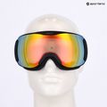 Síszemüveg UVEX Downhill 2100 V black matt/mirror rainbow clear 7