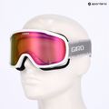 Gogle narciarskie női Giro Moxie white & grey chute/ amber pink/ yellow 10
