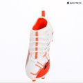 PUMA Ultra 5 Match FG/AG Jr gyermek futballcipő puma fehér/puma fekete/izzó piros 9