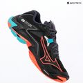 Mizuno Wave Lightning Z8 röplabdacipő fekete/neonlámpa/páva kék 9