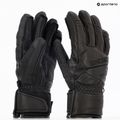 Férfi síkesztyű Descente 5 Finger Leather black 7