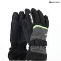 Síkesztyű Reusch Outset R-Tex XT black/black melange/neon green 11