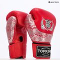 Top King Muay Thai Power Snake piros/ezüst bokszkesztyű 7