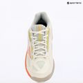 Női teniszcipő Mizuno Break Shot 4 AC snow white/ neon flame/ ghost gray 9