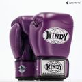 WINDY Classic valódi bőrből készült lila bokszkesztyű 7