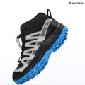 Gyerek túracipők Salomon XA PRO V8 MID WP black/monument /french blue 16