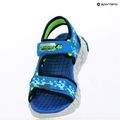 SKECHERS Mega Splash gyermek szandál fekete/kék/lila/lime 9