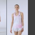 Női tenisz felső HEAD Spirit Tank Top nyomtatás vision w/alight lila 5