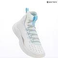 Under Armour CURRY 4 FLOTRO kosárlabda cipő fehér/stream/metál ezüst 9