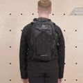 KADVA túrahátizsák laptop zsebbel Krok 25 l fekete 13