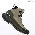 Salewa férfi túrabakancs Puez Leather Mid Ptx shadow / sötét olíva árnyék / dark olive 9